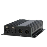 2 Channel XLR Bi-Directional Audio Over Fiber